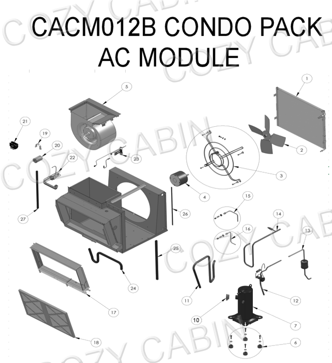 Condo Pack AC Module (CACM012B) #CACM012B